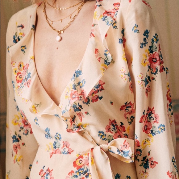 Sezane Asianne Dress size 34 brand new - Picture 1 of 2